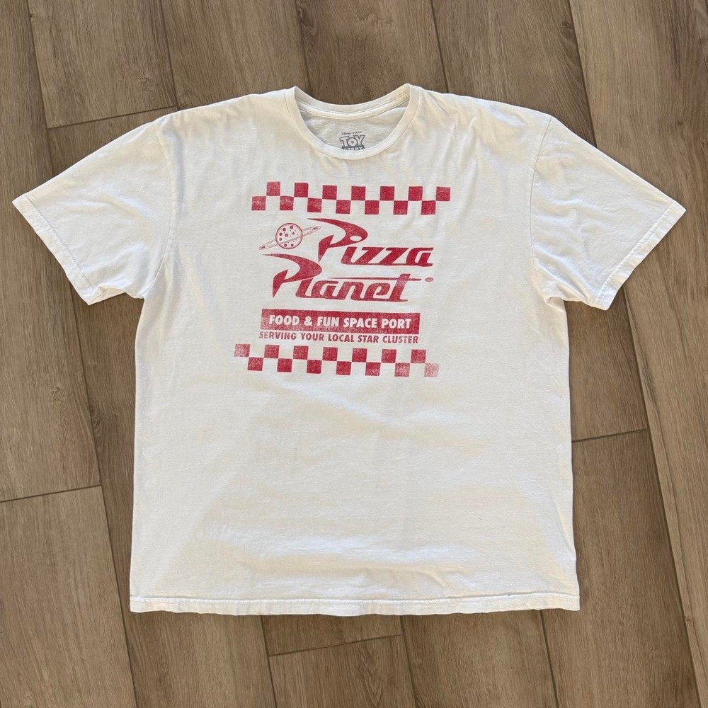 Disney Pixar Toy Story Pizza Planet Uniform T-Shirt Size XL